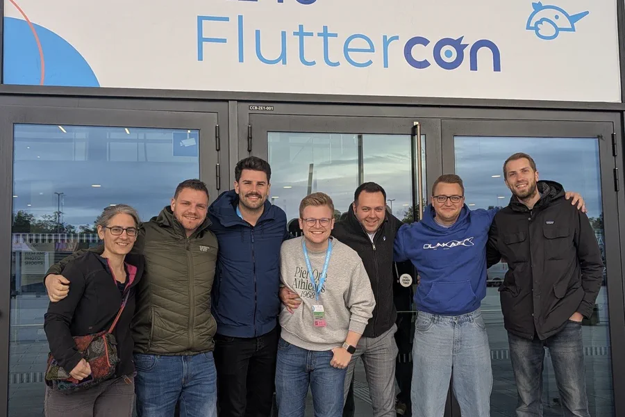 Schmiede-Team bei der Flutter Con
